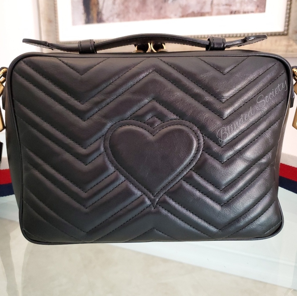 ⭐⭐SOLD⭐⭐  Gucci Marmont Small Top Handle Bag - Picture 6 of 8